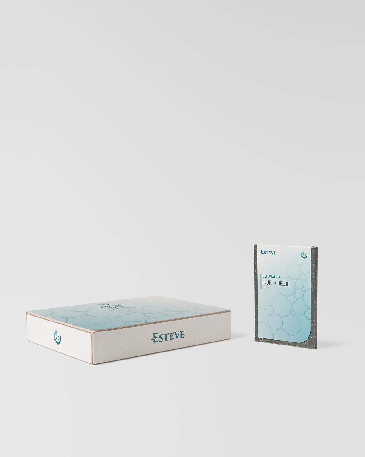 Estuche trofeo personalizado placa conmemorativa Sustain Awards